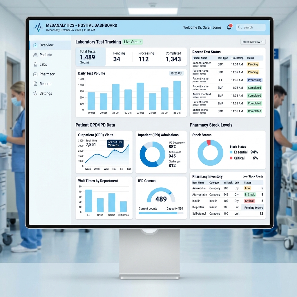 Medical Analytics Charts