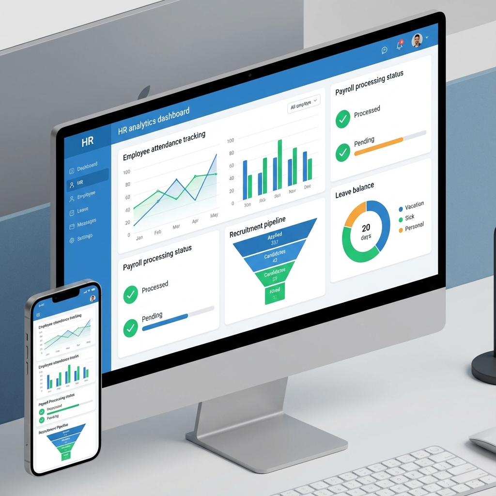 Modern HR Analytics Dashboard